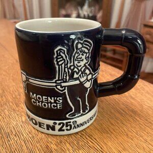 Vintage Moen 25th Anniversary/Stanadyne 100th Ann. Commemorative Coffee Cup Mug